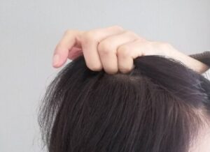 ルプルプ使用3ヶ月。染めた翌日の様子