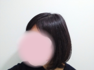 40代、ヘアカラートリートメントで染めた髪型